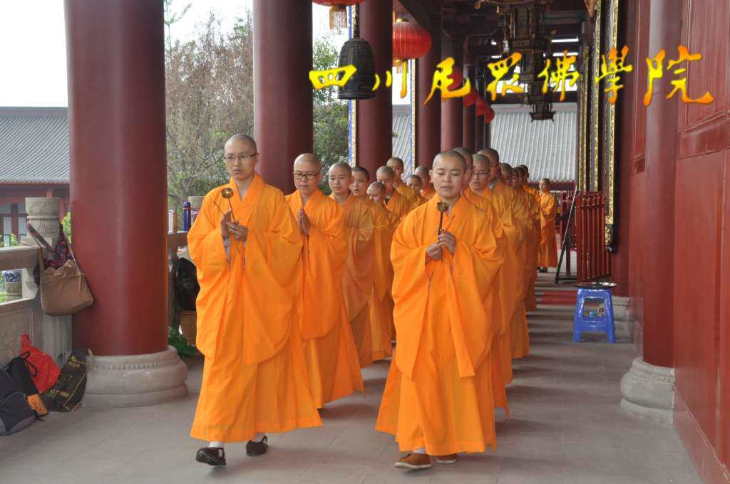 四川尼众佛学院祈福寺佛七法会