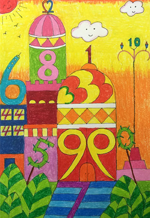 一年级数字生活画画_画画大全