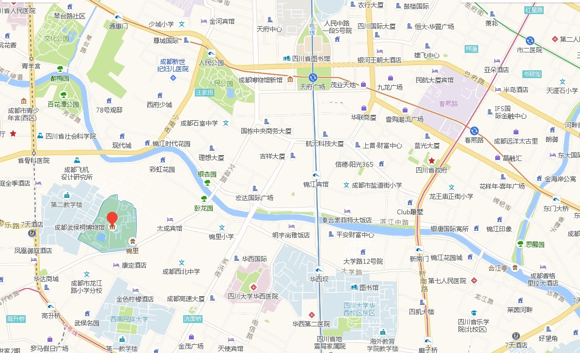 地址:成都市武侯区武侯祠大街231号附1号